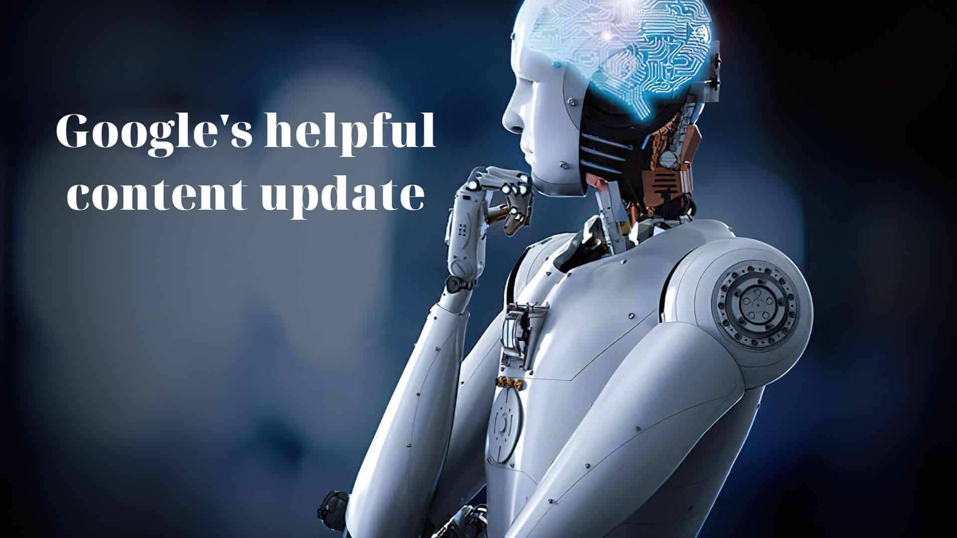 Google's helpful content update