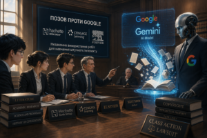 Видавництва подали позов проти Google через навчання Gemini