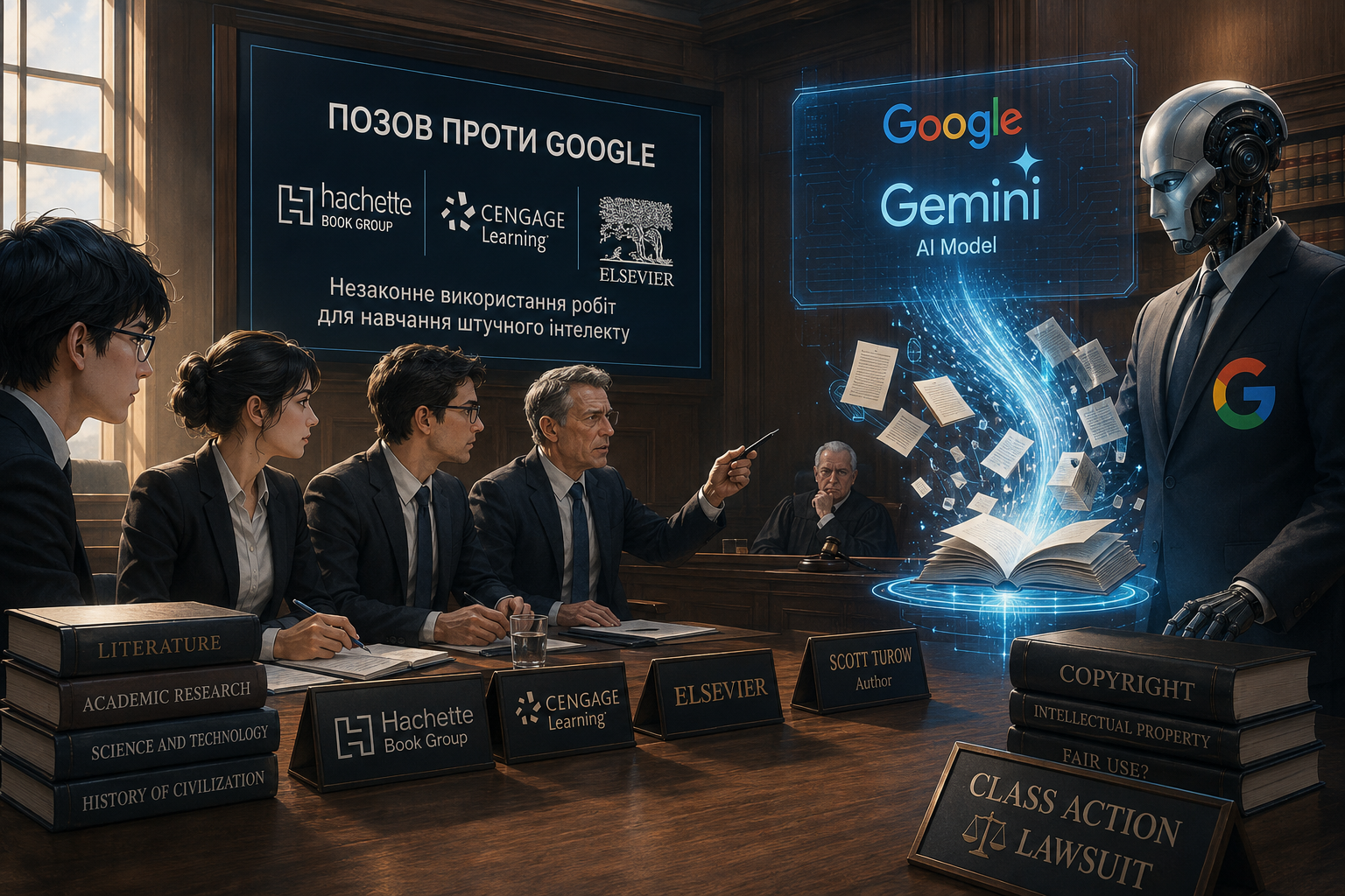 Видавництва подали позов проти Google